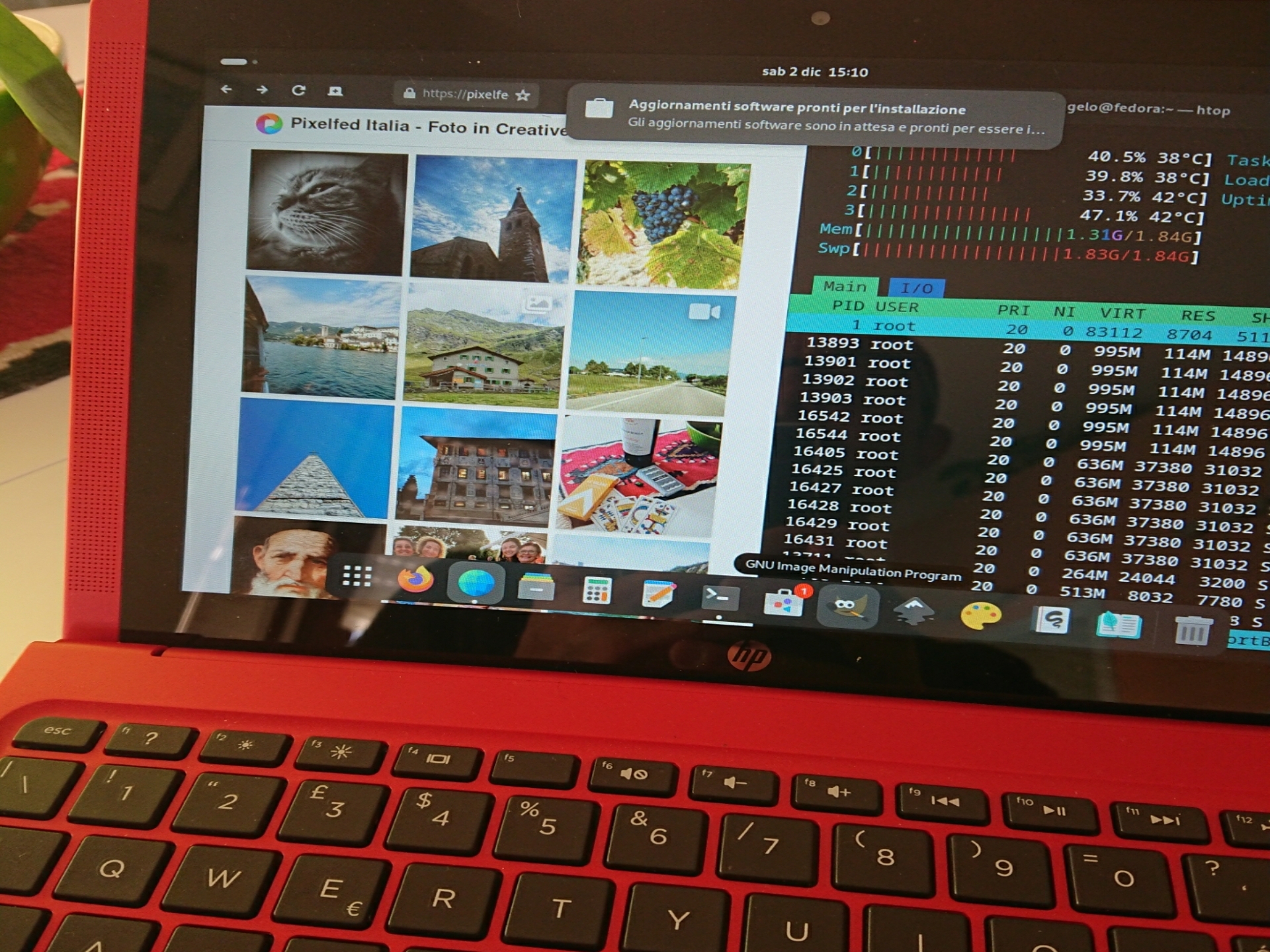 Un piccolo NET book con Fedora