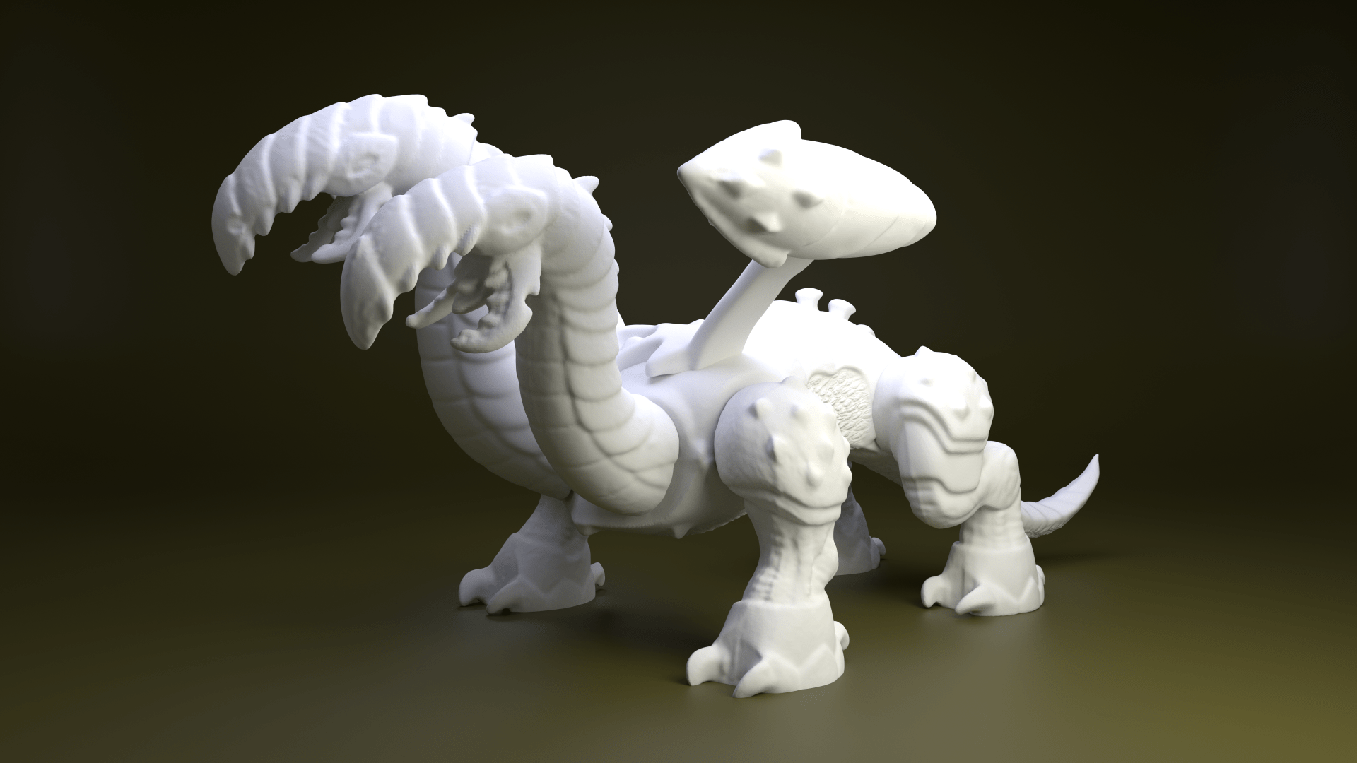 Gormiti Cerberion 3D render