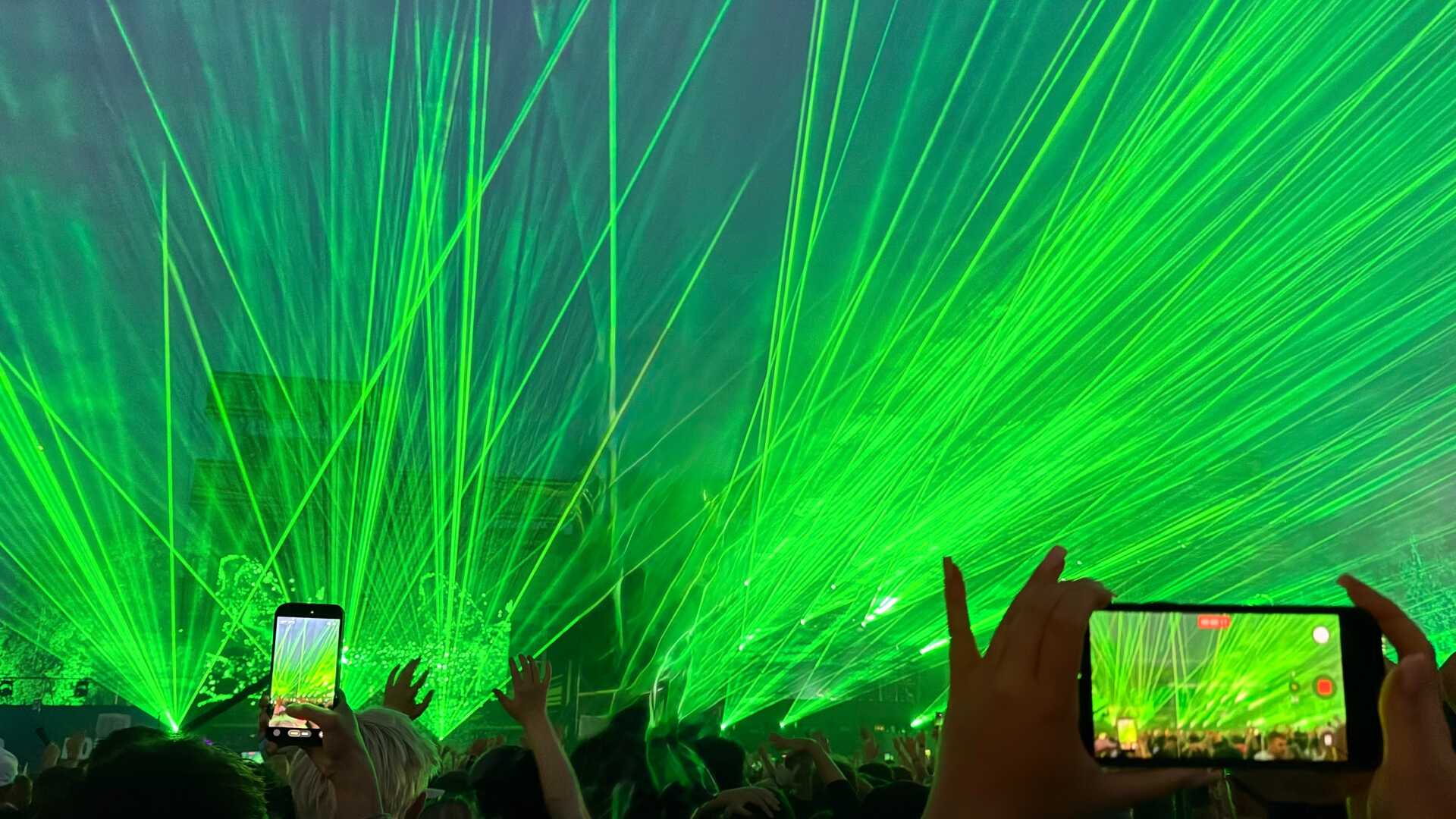 Laser show!