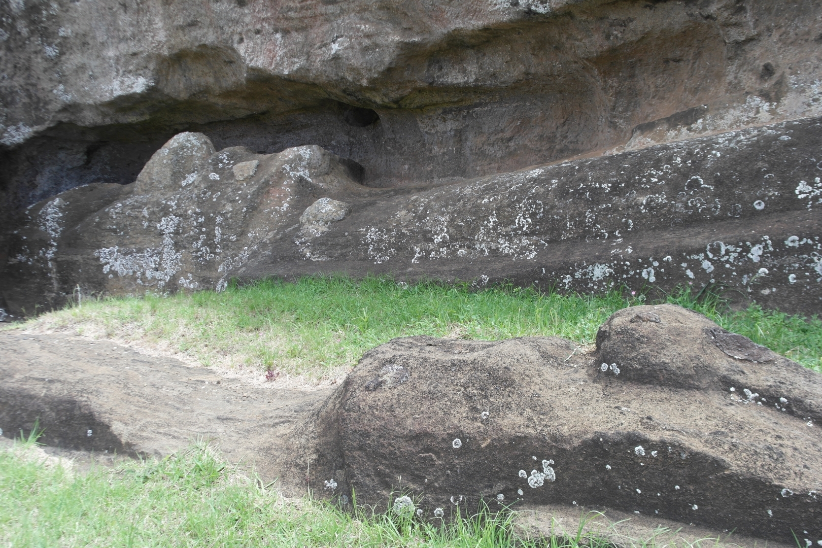 Moai gigante incompleto